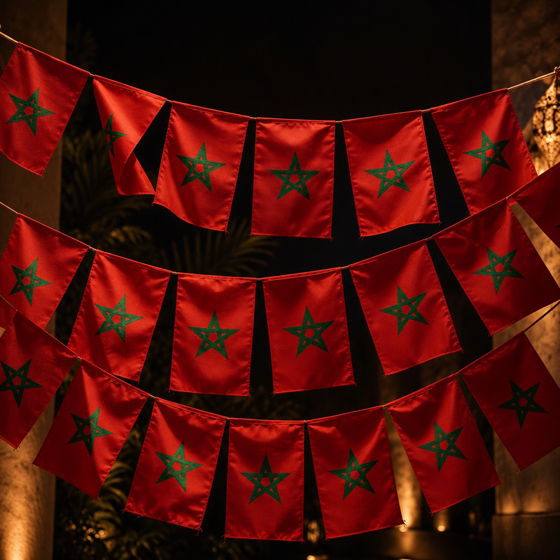 Morocco Flag Garland